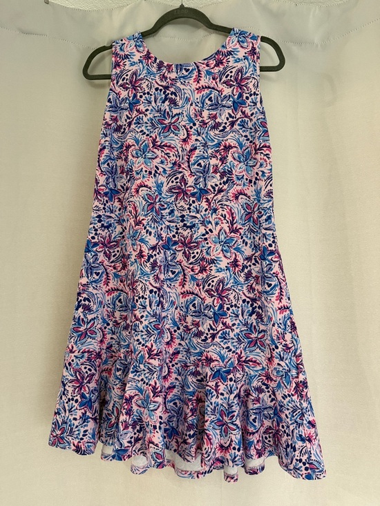 Stella Parker Dresses & Skirts - Floral A-Line Midi Skirt in Blue & Pink